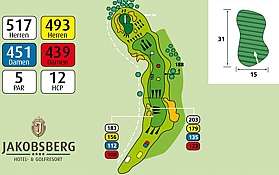 hotel jakobsberg golf der platz loch 12