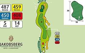 hotel jakobsberg golf der platz loch 18